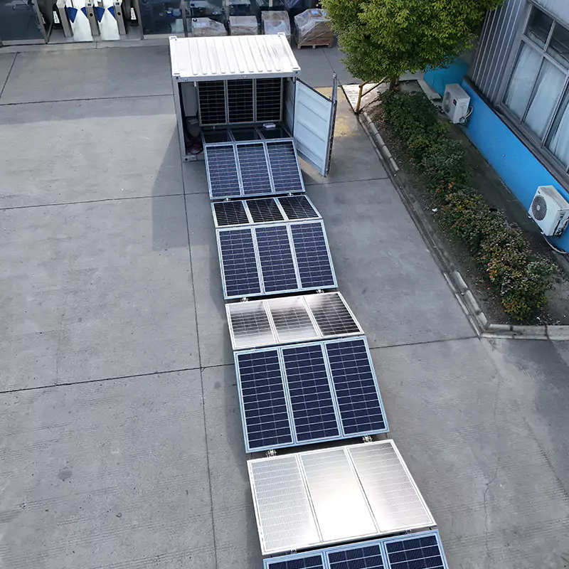 折疊式光伏發(fā)電儲能多源應急搶險救災供電方艙